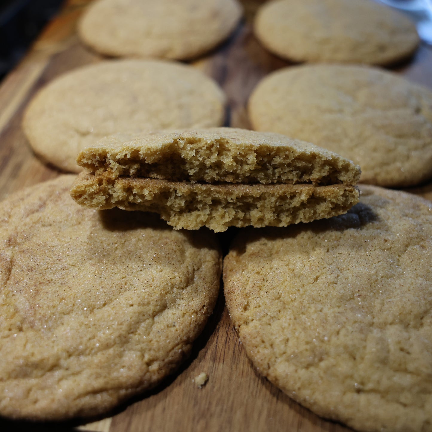 Gluten Free Sourdough Snickerdoodle Cookies