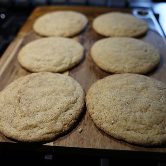 Gluten Free Sourdough Snickerdoodle Cookies