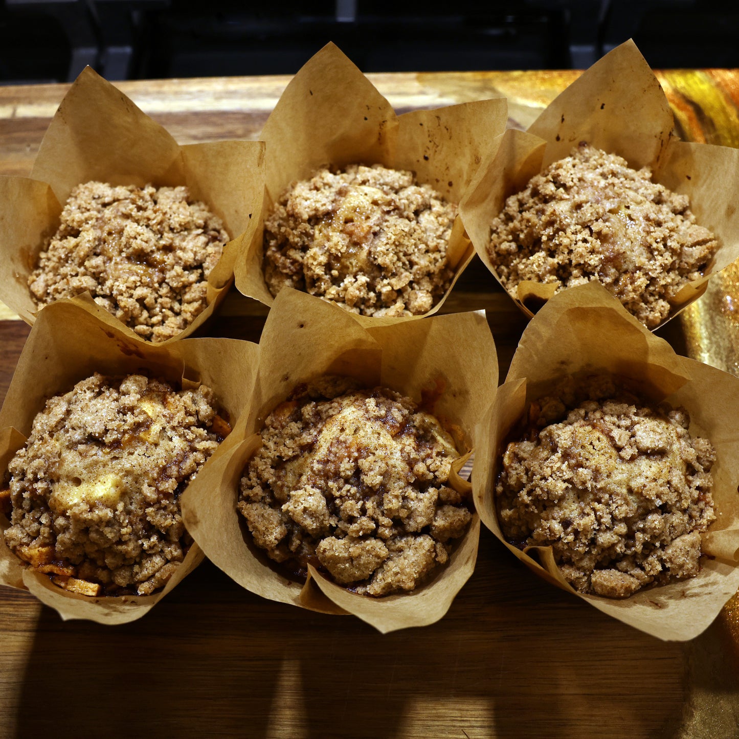 Gluten Free Sourdough Apple Pie Muffins