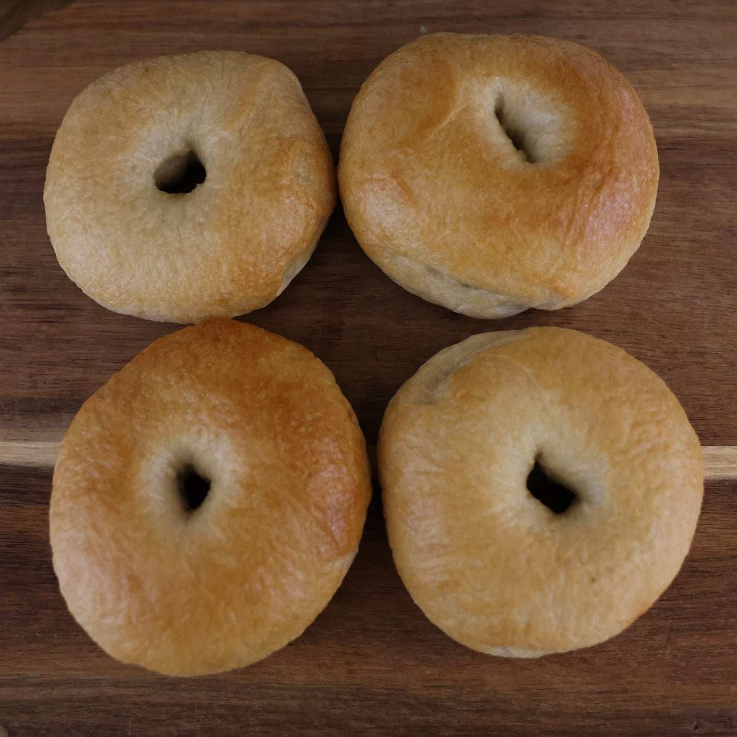 Plain Sourdough Bagels