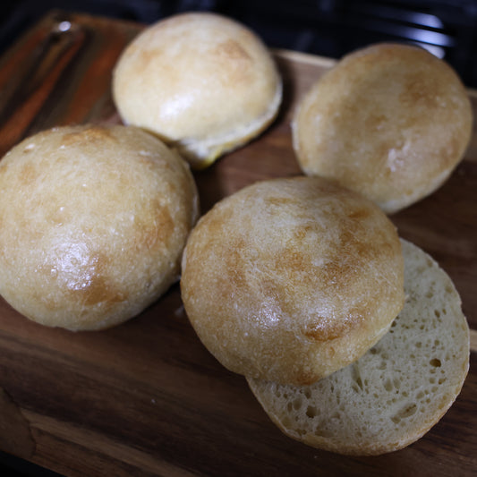 Sourdough Hamburger Buns