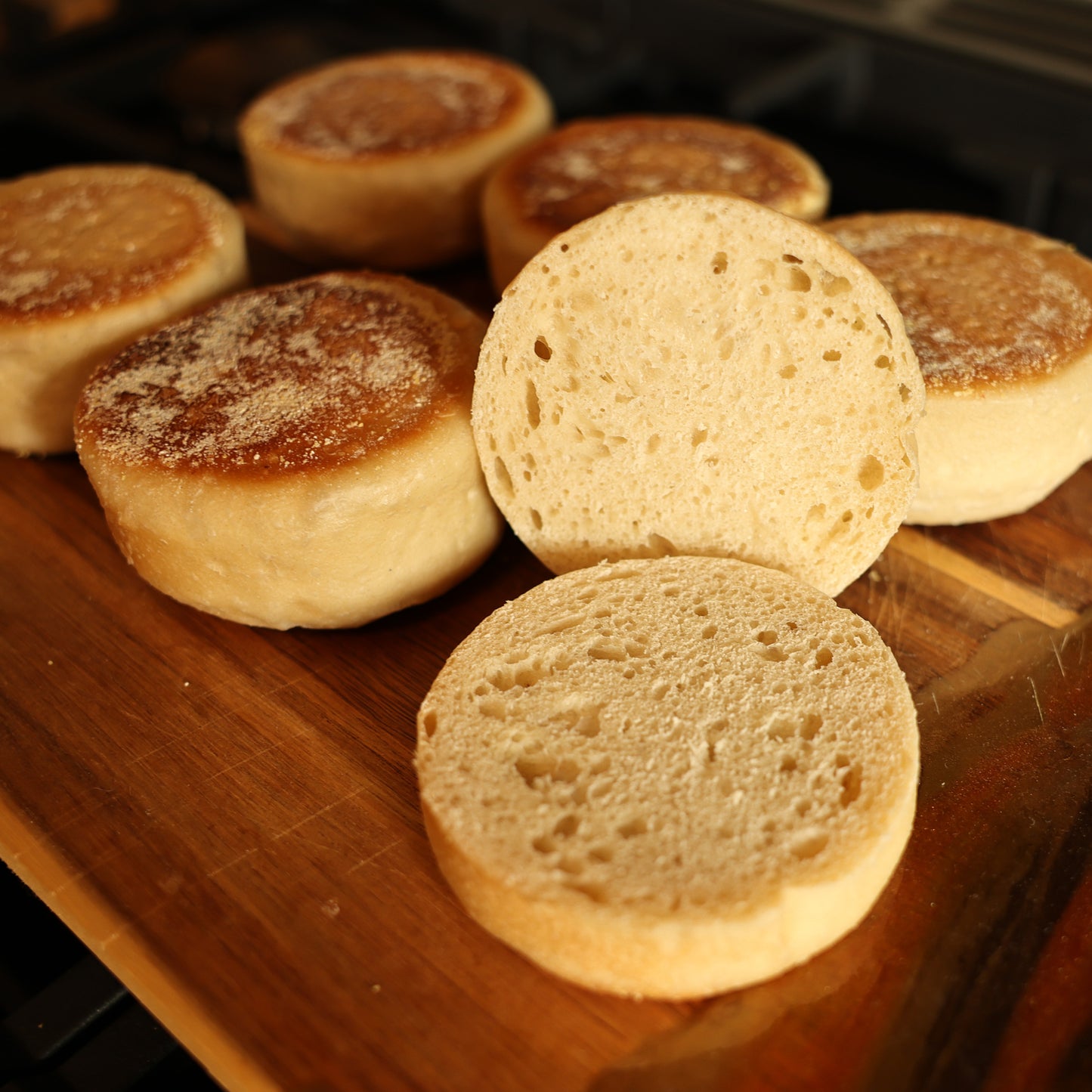 Sourdough English Muffins